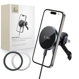 Tech-Protect mm15W-V5 Magnetisk MagSafe Car Air Vent Mount - sort