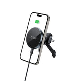 Tech-Protect mm15W-V5 Magnetisk MagSafe Car Air Vent Mount - sort
