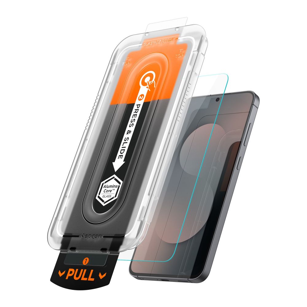 Spigen Glas.tR "EZ Fit Pro" Tempered Glass 2-pack for Samsung Galaxy S25 FE