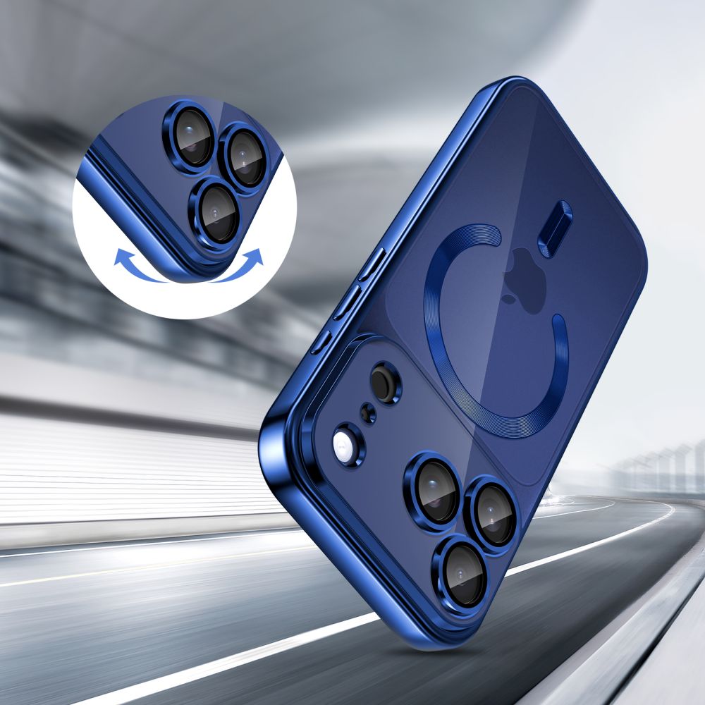 Tech-Protect MagFlex MagSafe Case til iPhone 17 Pro - klar marineblå