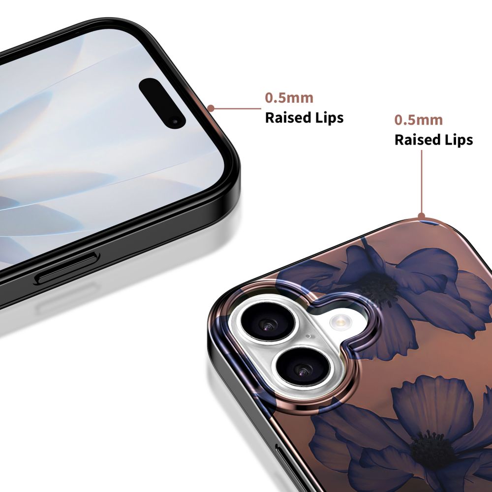 Tech-Protect Lamano MagSafe-kasse til iPhone 17 - brun-lila