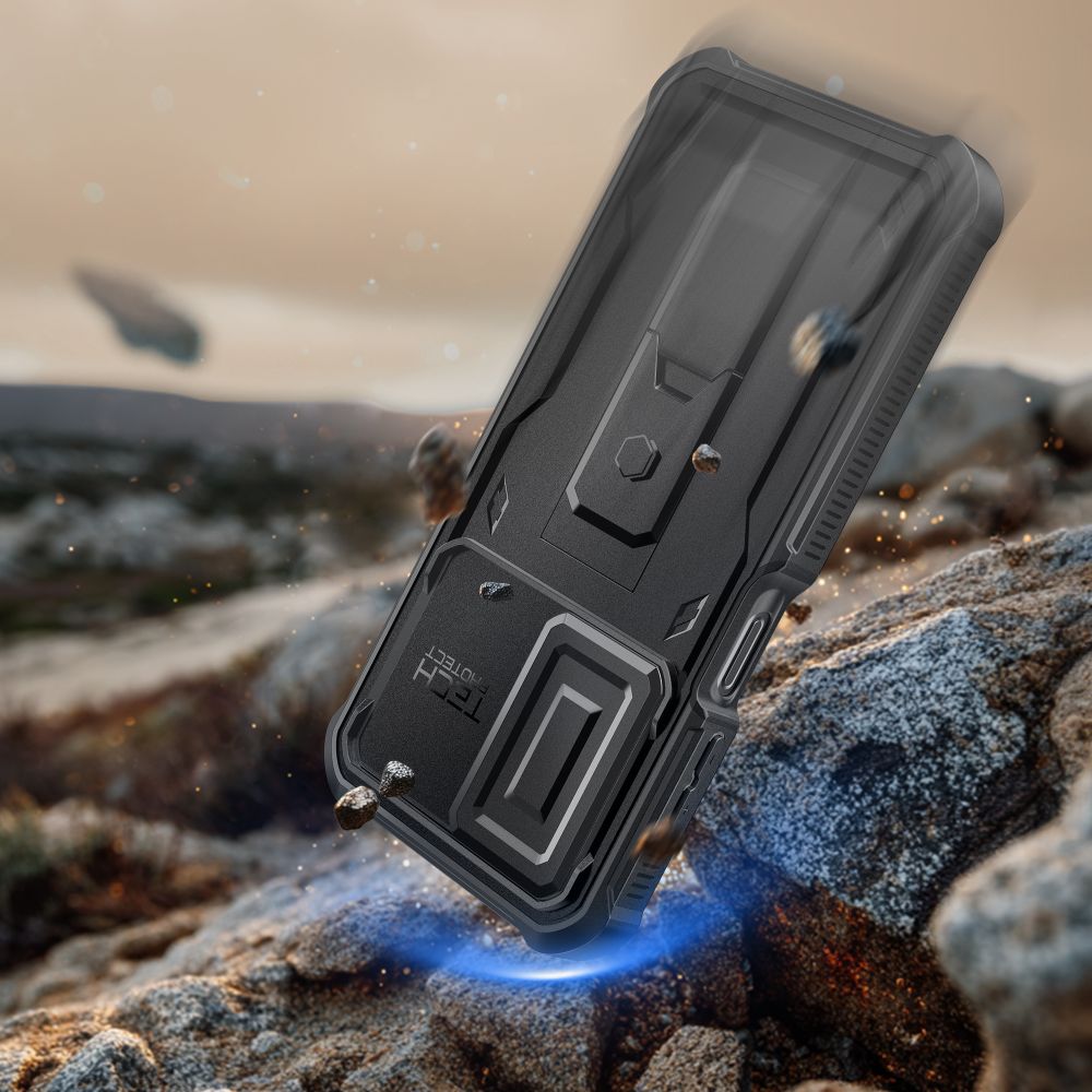 Tech-Protect Kevlar Cam+ Case til Samsung Galaxy A17 4G / 5G - sort