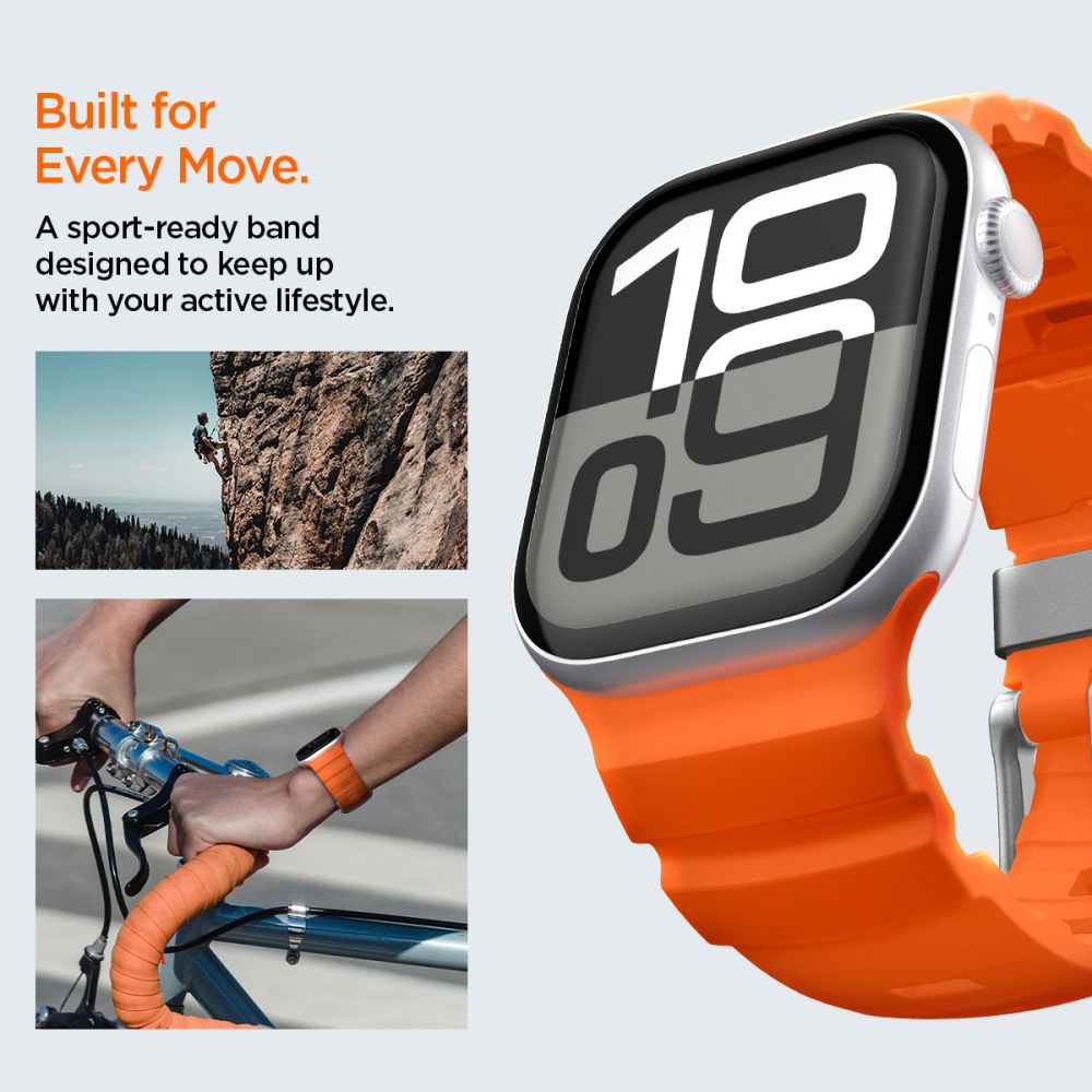 Spigen WBS2 Strap for Apple Watch 44 / 45 / 46 / 49 mm - Orange