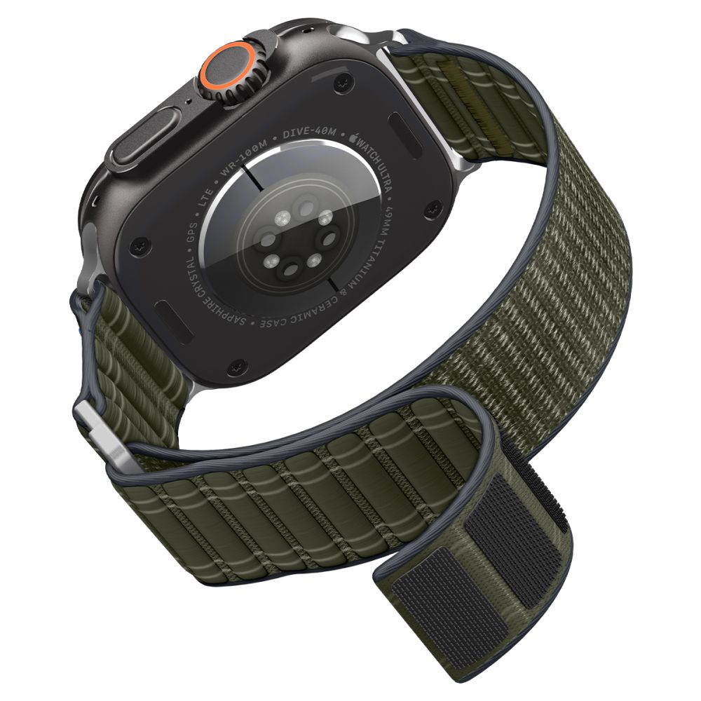 Spigen WBF0-rem til Apple Watch 44 / 45 / 46 / 49 mm - Grøn