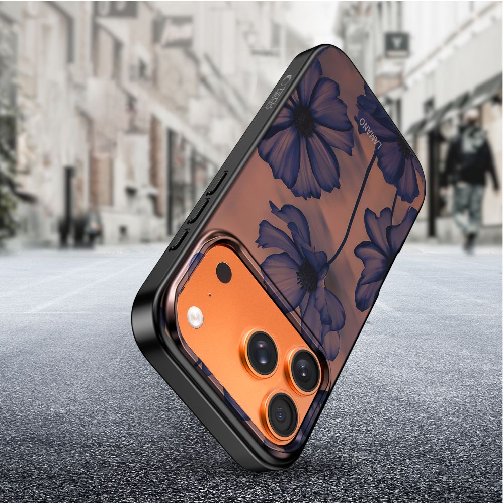 Tech-Protect Lamano MagSafe-hylster til iPhone 17 Pro Max - brunt-lila