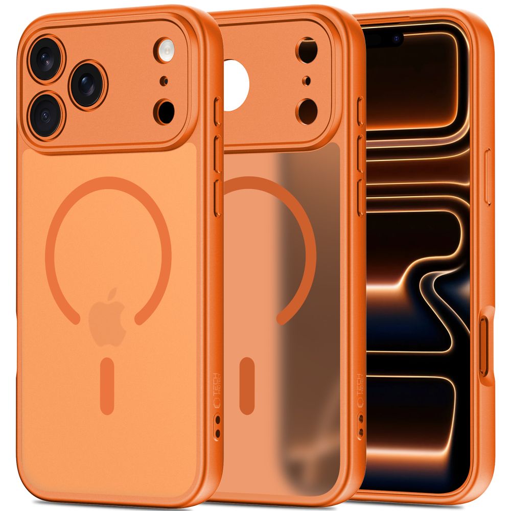 Tech-Protect BasicMag MagSafe Case til iPhone 17 Pro - Orange