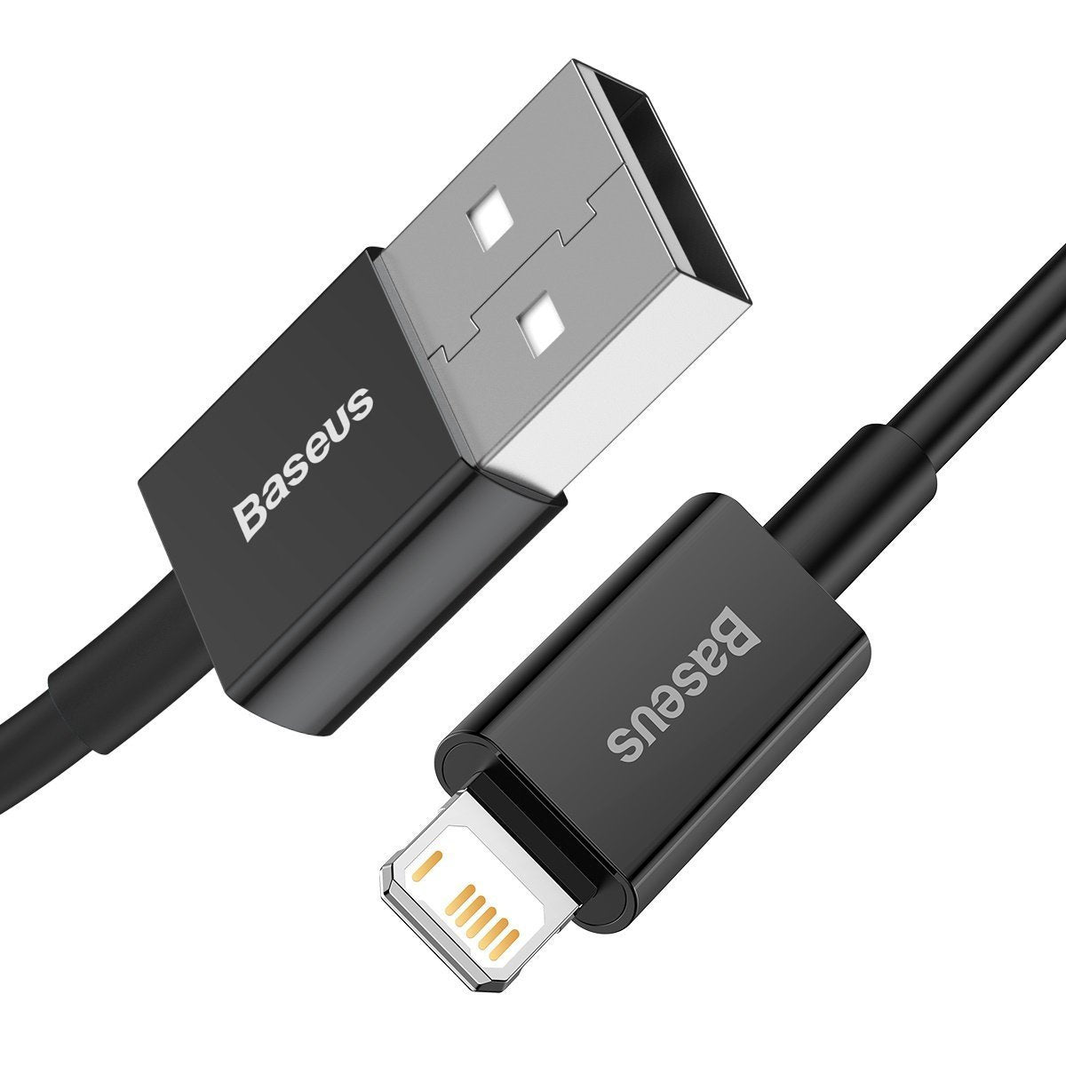 Baseus Superior-serien Kabel USB til iP 2.4A 1m (sort)