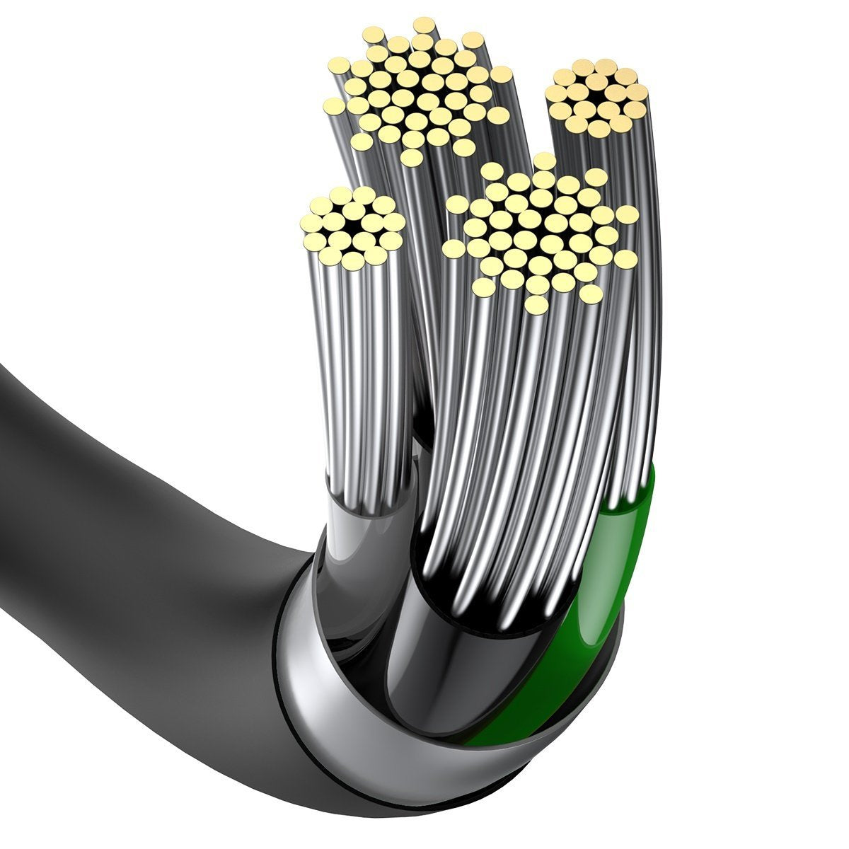 Baseus Superior-serien Kabel USB til iP 2.4A 1m (sort)