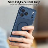 Tech-Protect BasicMag MagSafe Case til iPhone 17 Pro Max - Navy Blue