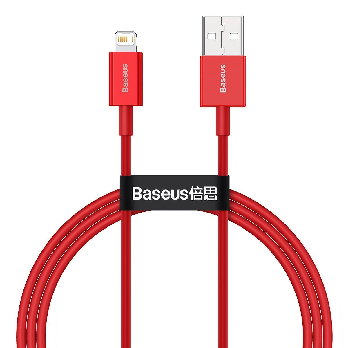 Baseus Superior-serien Kabel USB til iP 2.4A 1m (rødt)