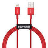 Baseus Superior-serien Kabel USB til iP 2.4A 1m (rødt)