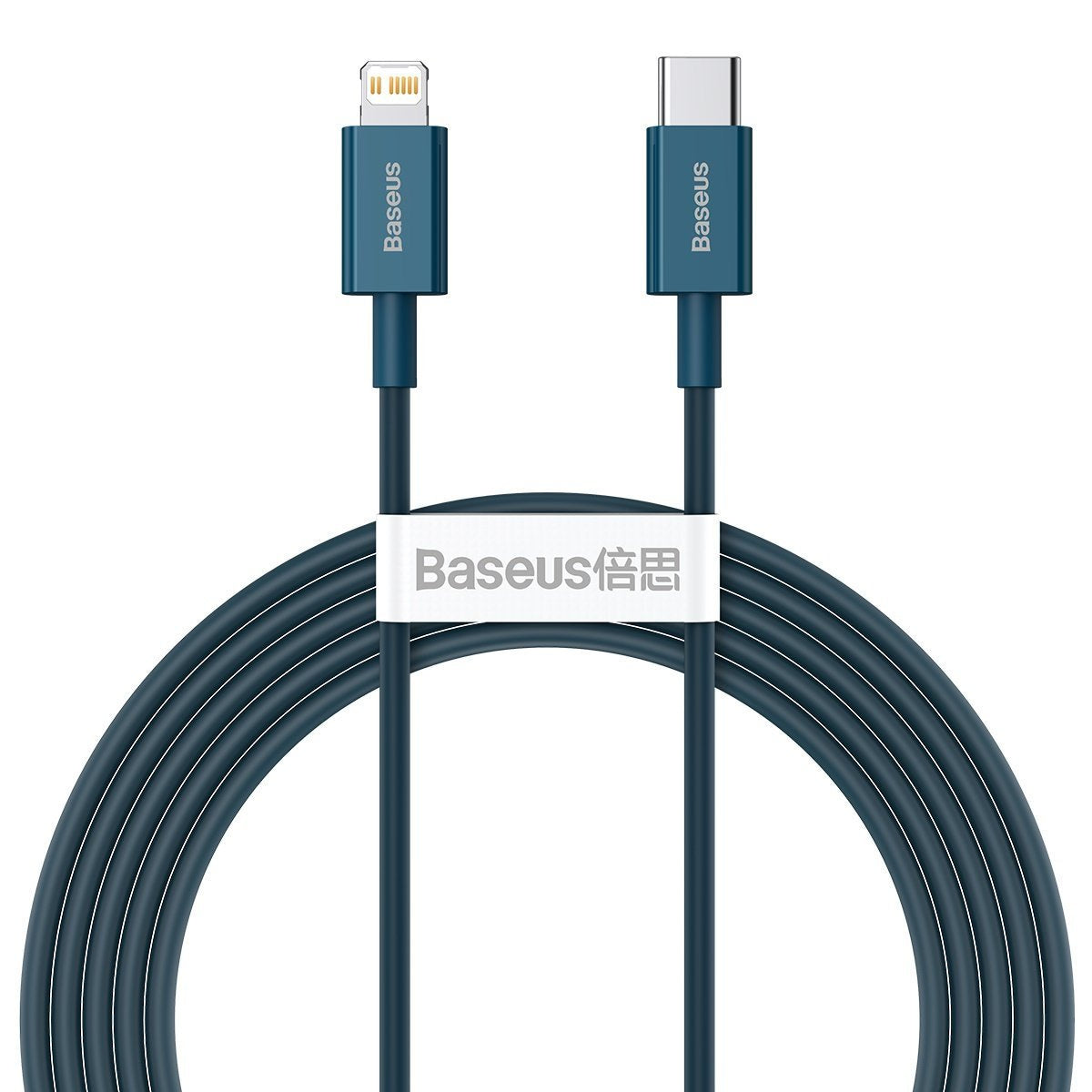 Baseus Superior-serien Kabel USB-C til iP, 20W, PD, 2m (blå)
