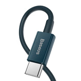 Baseus Superior-serien Kabel USB-C til iP, 20W, PD, 2m (blå)