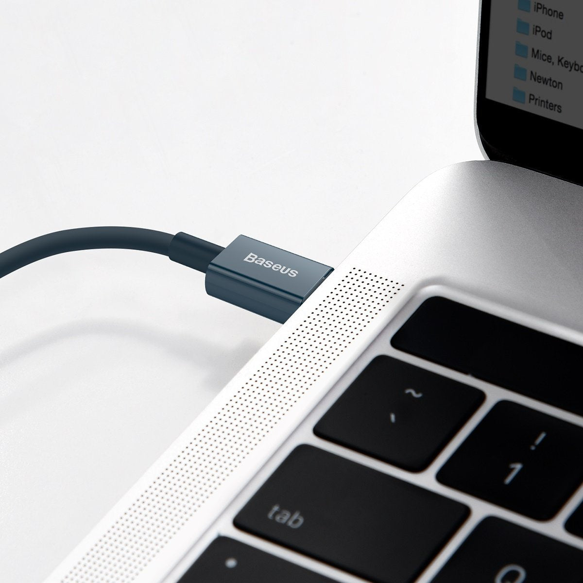 Baseus Superior-serien Kabel USB-C til iP, 20W, PD, 2m (blå)