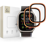 Tech-Protect 2-pack hærdet glas til Apple Watch Ultra 49mm - orange