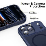 Tech-Protect MagMat MagSafe Case til iPhone 17 Pro Max - Navy Blue