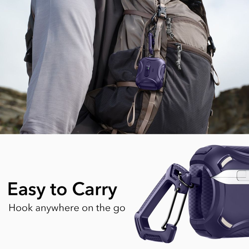 ESR Cyber FlickLock MagSafe Case for AirPods Pro 3 - Purple