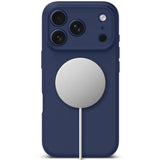 Tech-Protect Silicone MagSafe Case til iPhone 17 Pro - Navy Blue