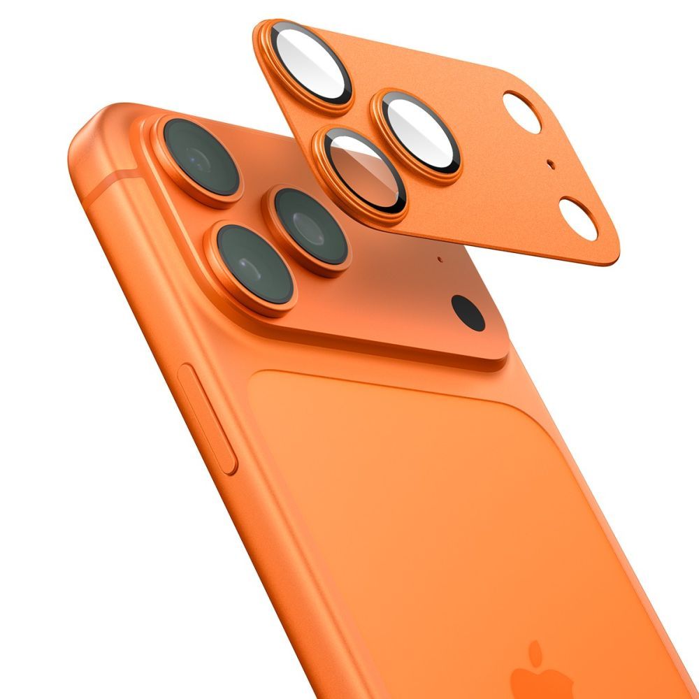 Spigen Optik Pro XL Camera Lens Glass for iPhone 17 Pro Max - Orange