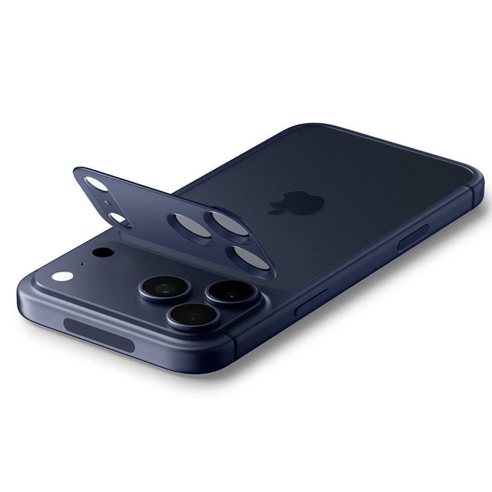 Spigen Optik Pro XL Camera Lens Glass for iPhone 17 Pro Max - Navy Blue