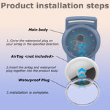 Tech-Protect nylonrem til Apple AirTag 1/2 - Pink