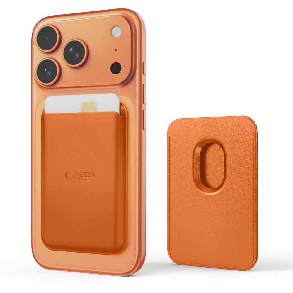 Tech-Protect MagWallet MagSafe Magnetic Wallet til telefon - orange