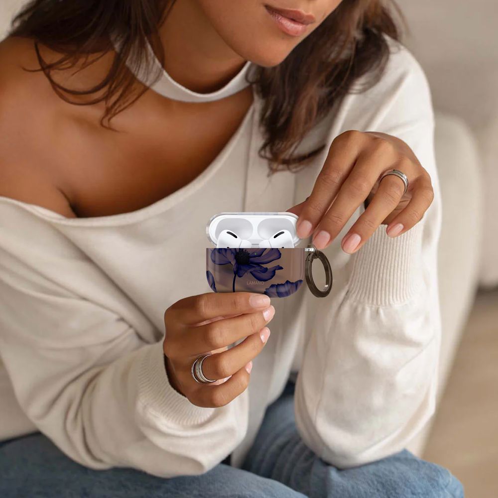 Tech-Protect Lamano-kasse til AirPods 3 Pro - brun og lilla