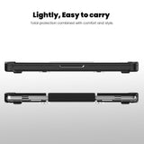 Tech-Protect SmartShell Pro-kasse til Macbook Pro 14 M1 / M2 / M3 / M4 / M5 2021-2025 - sort og gennemsigtig