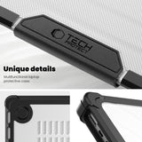 Tech-Protect SmartShell Pro-kasse til Macbook Pro 14 M1 / M2 / M3 / M4 / M5 2021-2025 - sort og gennemsigtig