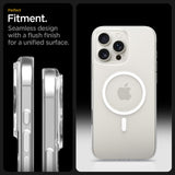 Spigen Thin Fit MagSafe Case for iPhone 16 Pro Max - Clear and White
