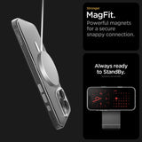 Spigen Thin Fit MagSafe Case for iPhone 16 Pro Max - Clear and White