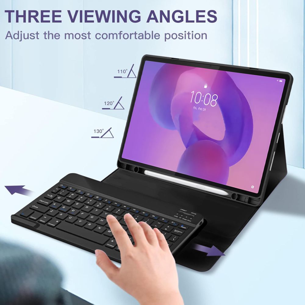 Tech-Protect SC Pen Case til Lenovo Idea Tab Plus 12.1 TB-361 - sort