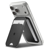 Spigen Slim Fold Tripod Wallet S314-2 MagSafe Magnetisk Telefonkasse - sort
