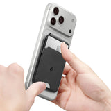 Spigen Slim Fold Tripod Wallet S314-2 MagSafe Magnetisk Telefonkasse - sort