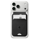 Spigen Slim Fold Tripod Wallet S314-2 MagSafe Magnetisk Telefonkasse - sort