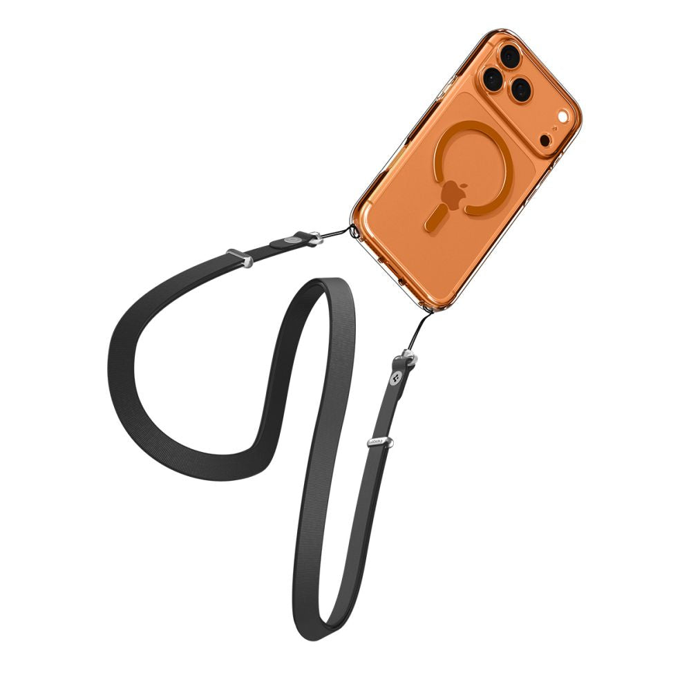 Spigen Ultra Hybrid MagSafe Case for iPhone 17 Pro Max - Clear Orange