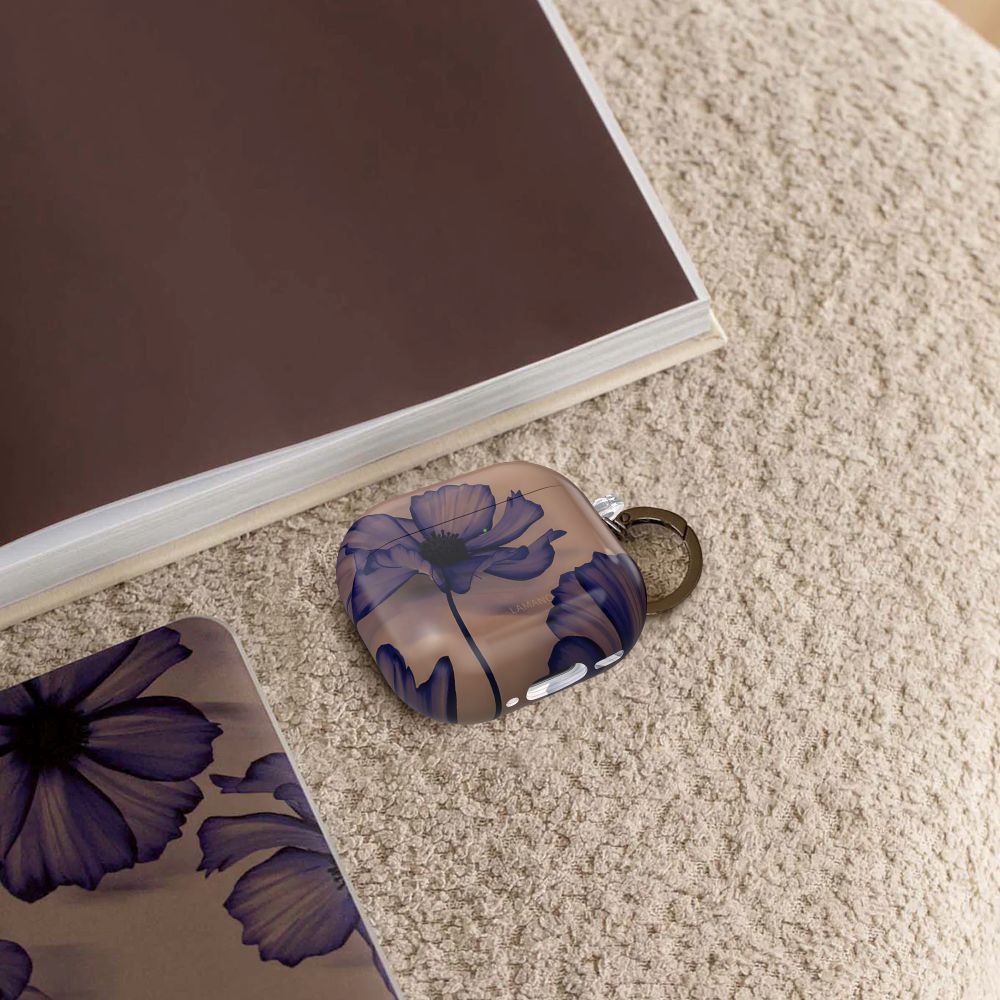 Tech-Protect Lamano-kasse til AirPods 4 - brun og lilla