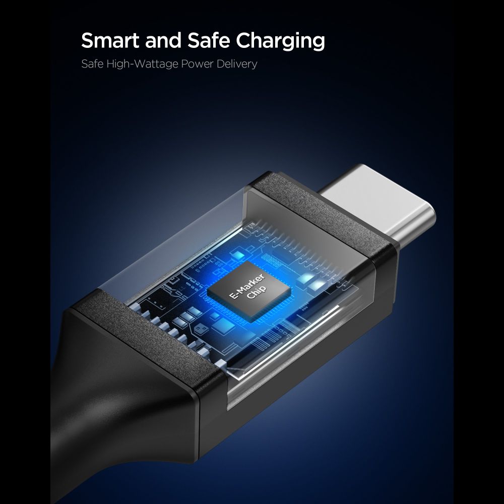 Spigen EB10020CC USB-C Cable 100W 200cm - Black