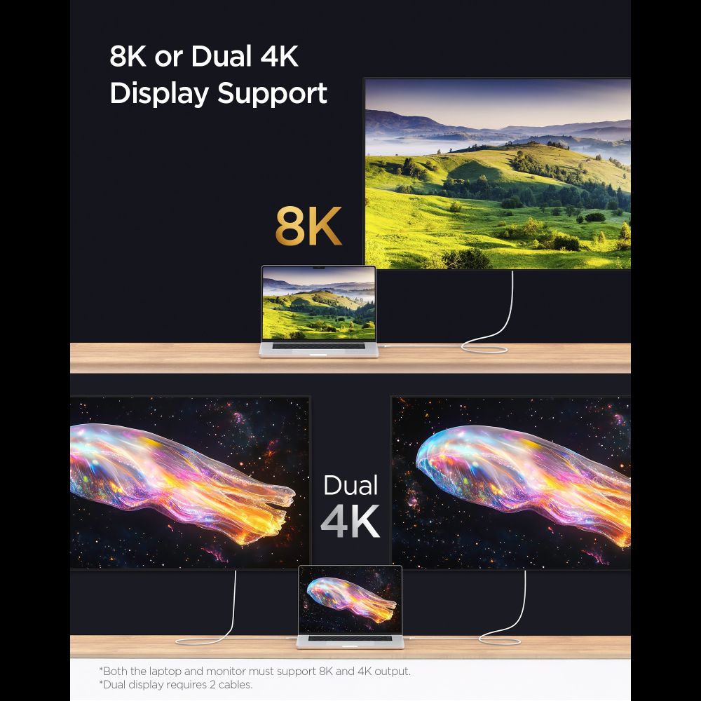 Spigen EB24012CC USB-C Cable 240W 120cm - White