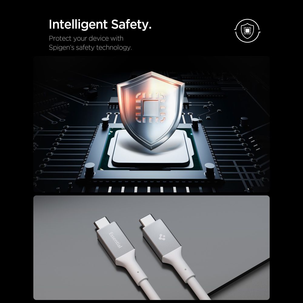 Spigen EB10020CC USB-C Cable 100W 200cm - White