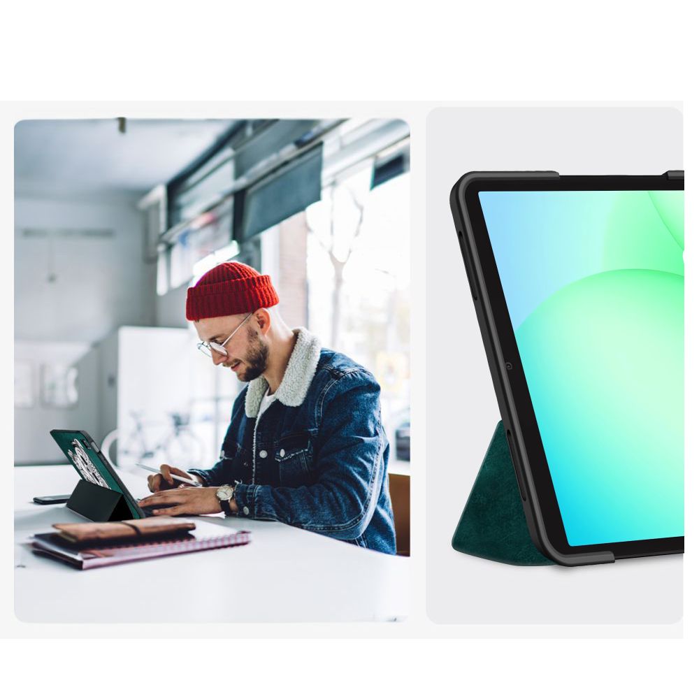 TechProtect SmartCase til Samsung Galaxy Tab A9+ / A11+ Plus 11.0 X210 / X215 / X216 / X230 / X235 / X236 - Grøn
