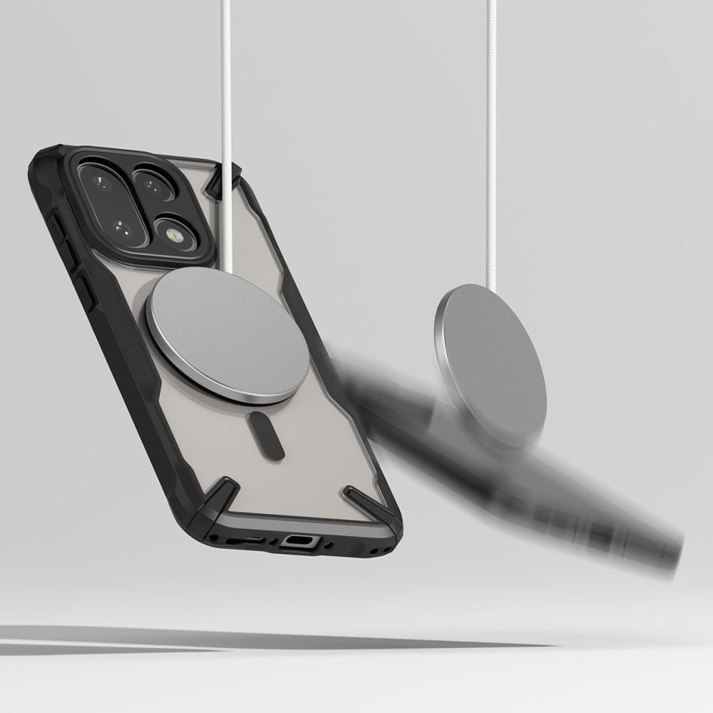 Ringke Fusion X Magnetic MagSafe Case for OnePlus 15 - Clear Black