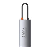 Hub 4in1 Baseus Metal Gleam Series, USB-C til USB 3.0 + USB 2.0 + HDMI + USB-C PD