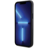 BMW Grip Stand Hot Stamp Case til iPhone 14 Plus / 15 Plus - sort