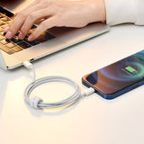 Baseus Superior-serien Kabel USB til Lightning, 2,4A, 1m (hvid)