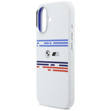BMW M Silicon Horizontal Line MagSafe Case for iPhone 17 - White