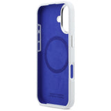 BMW M Silicon Horizontal Line MagSafe Case for iPhone 17 - White