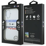 BMW M Silicon Horizontal Line MagSafe Case for iPhone 17 - White