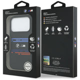BMW M Silicon Horizontal Line MagSafe Case for iPhone 17 Pro - Black