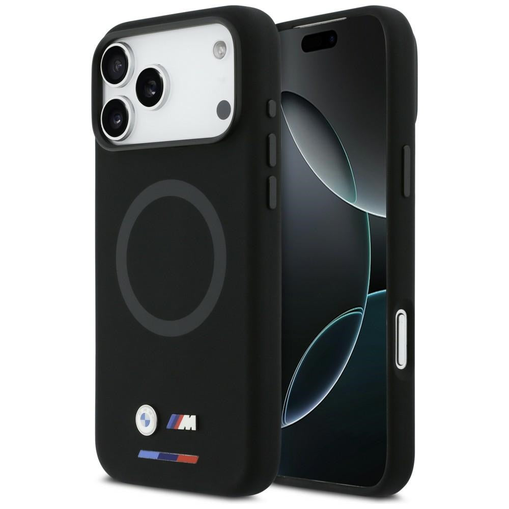 BMW M Silicon Logo MagSafe Case for iPhone 17 Pro Max - Black